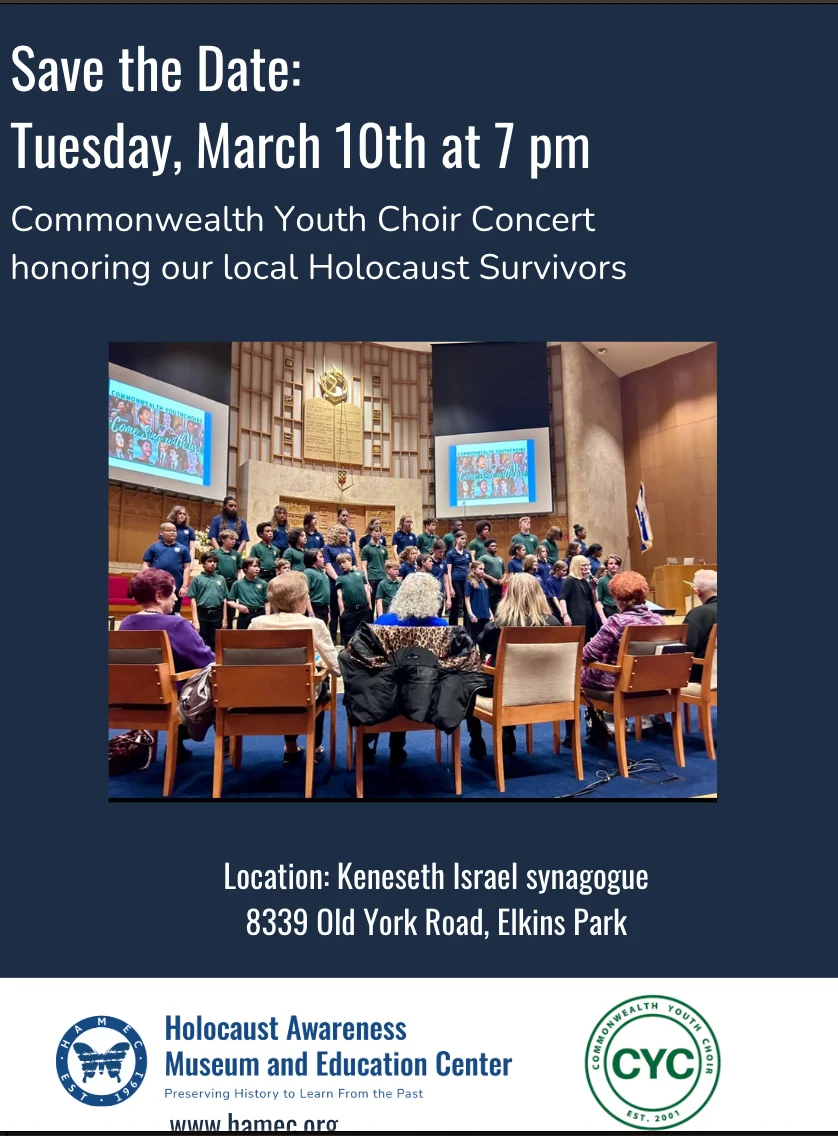 2026 Annual concert Flyer