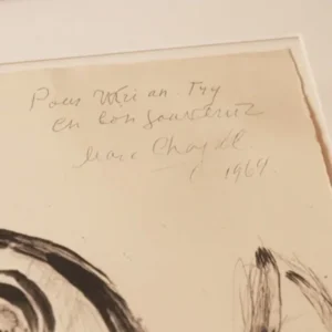 After Varian Fry rescued Marc Chagall from the Nazis the artist gifted him works